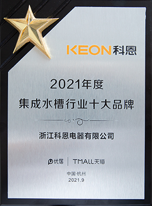 2021年度集成水槽行業十大品牌